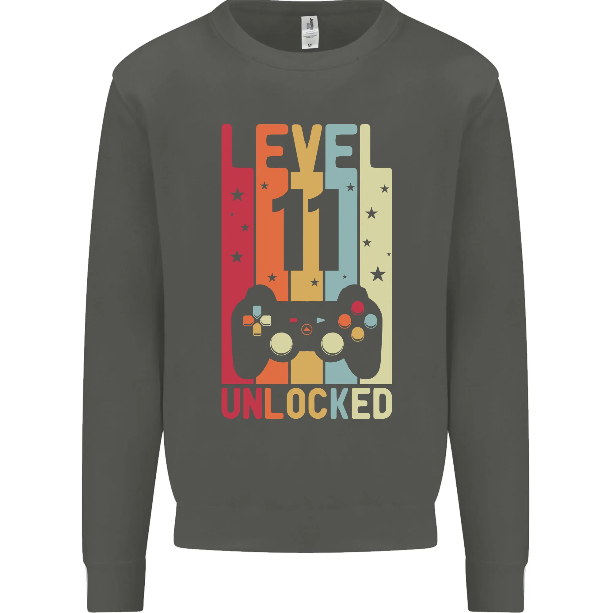 11th Birthday 11 Year Old Level Up Gaming Kids Sweatshirt Jumper