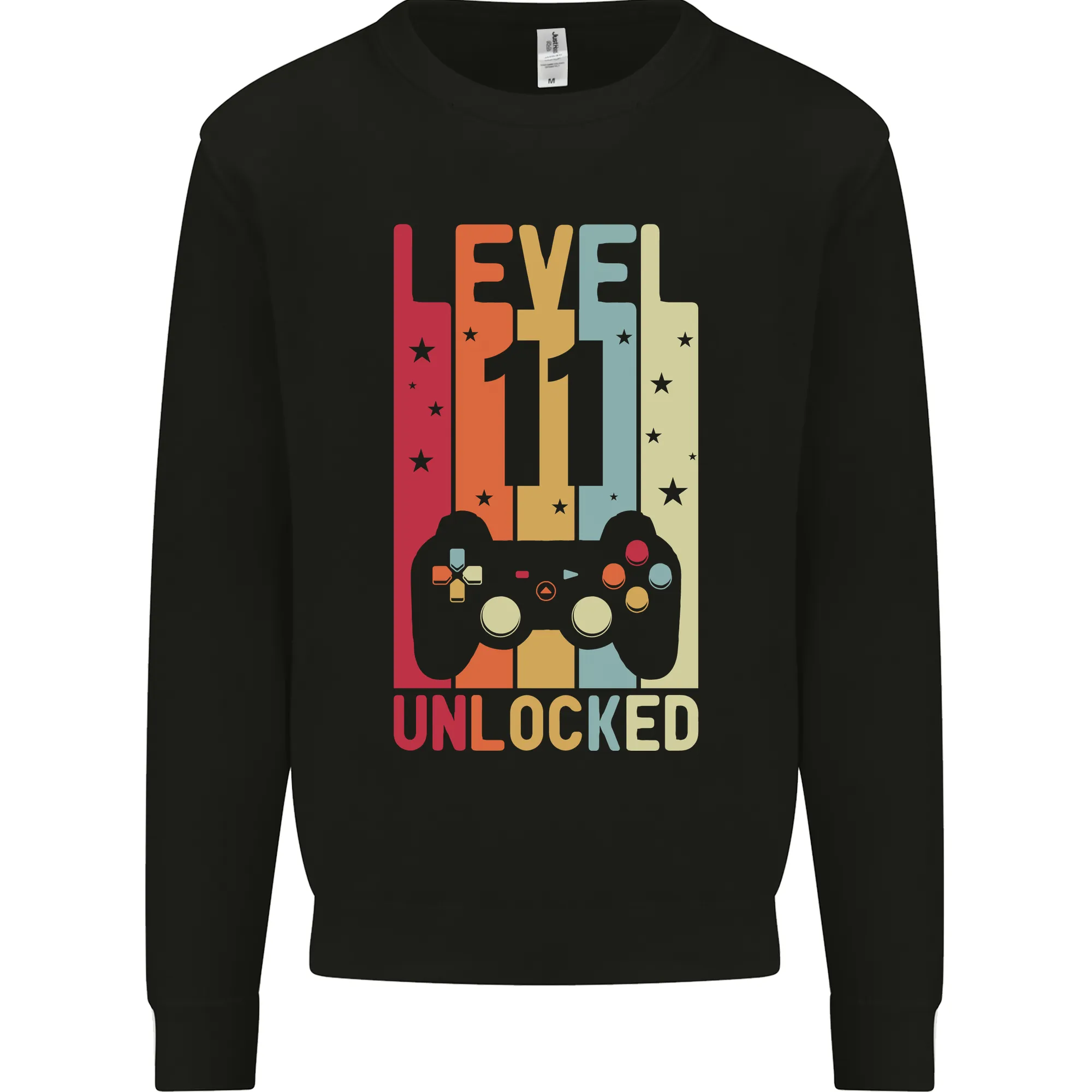 11th Birthday 11 Year Old Level Up Gaming Kids Sweatshirt Jumper