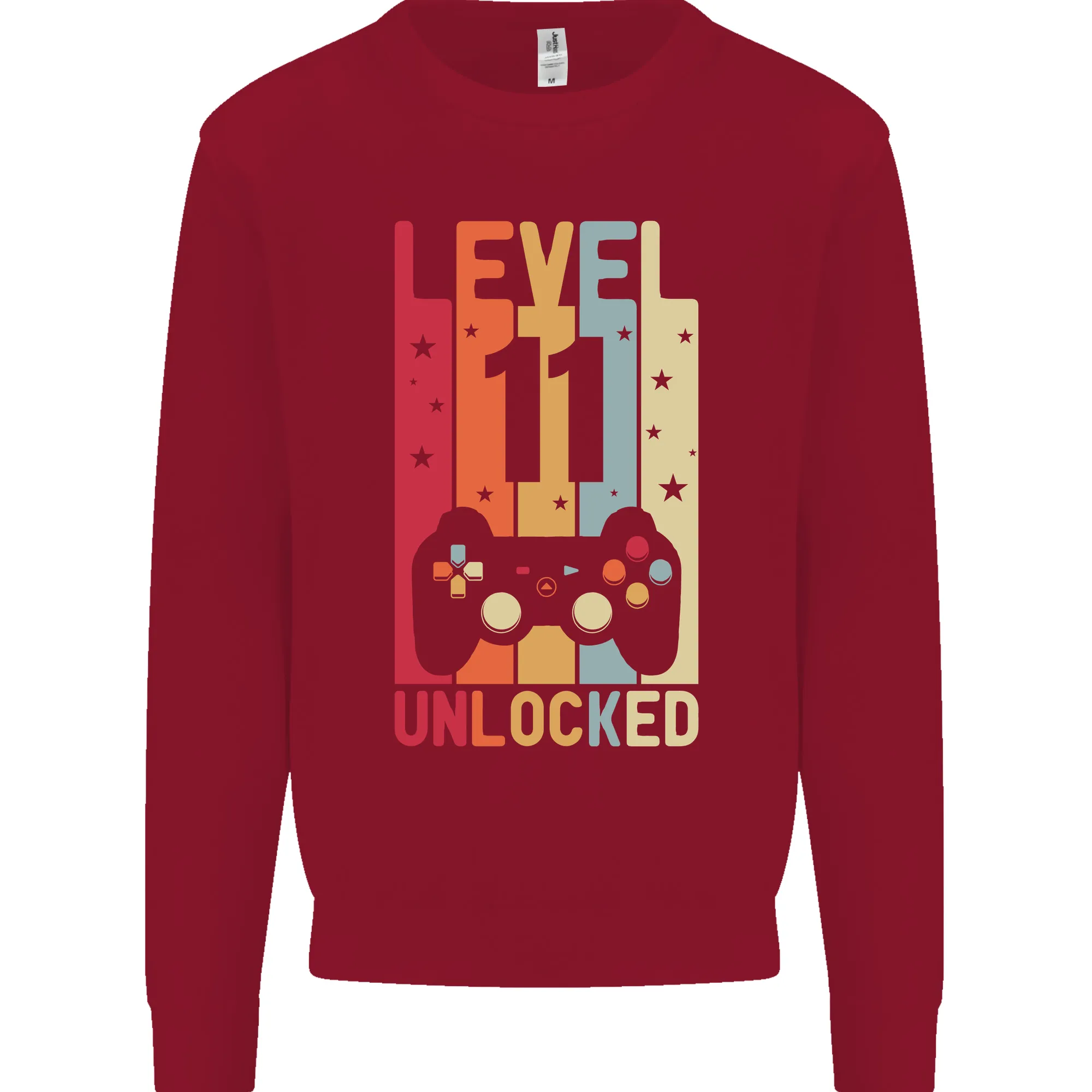 11th Birthday 11 Year Old Level Up Gaming Kids Sweatshirt Jumper