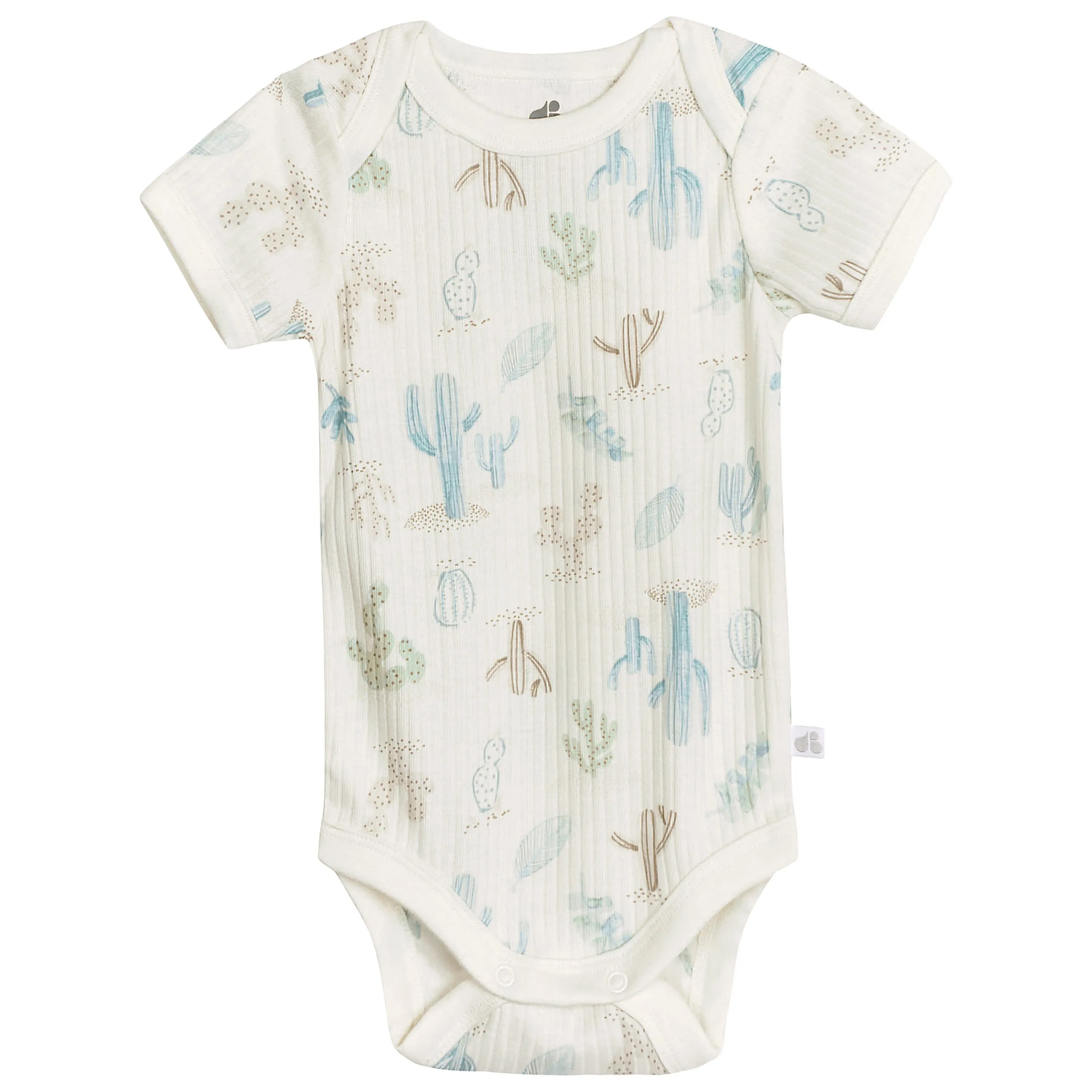 3-Pack Baby Boys Desert Cactus Short Sleeve Bodysuits