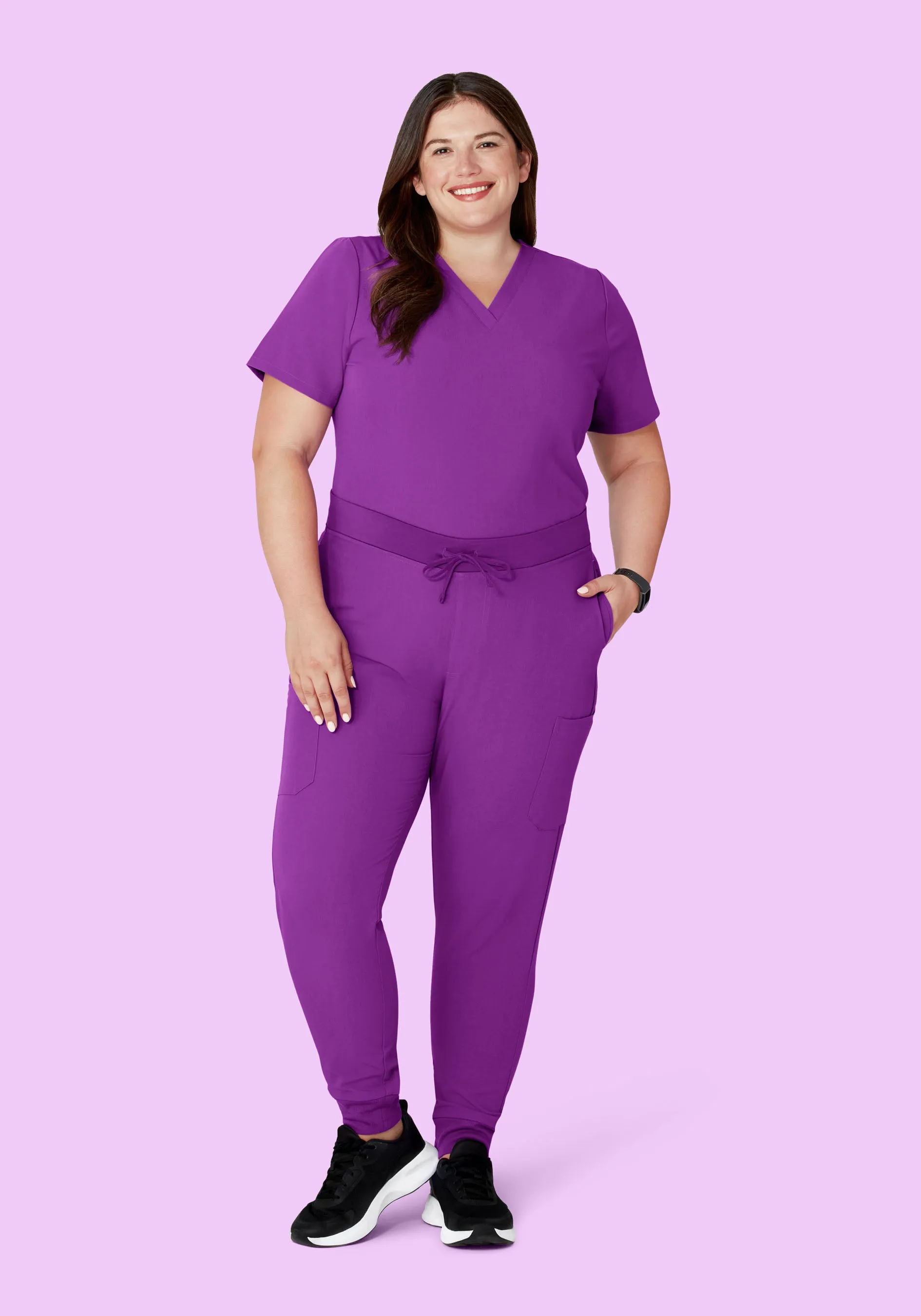 9 Pocket Joggers Cyber Grape