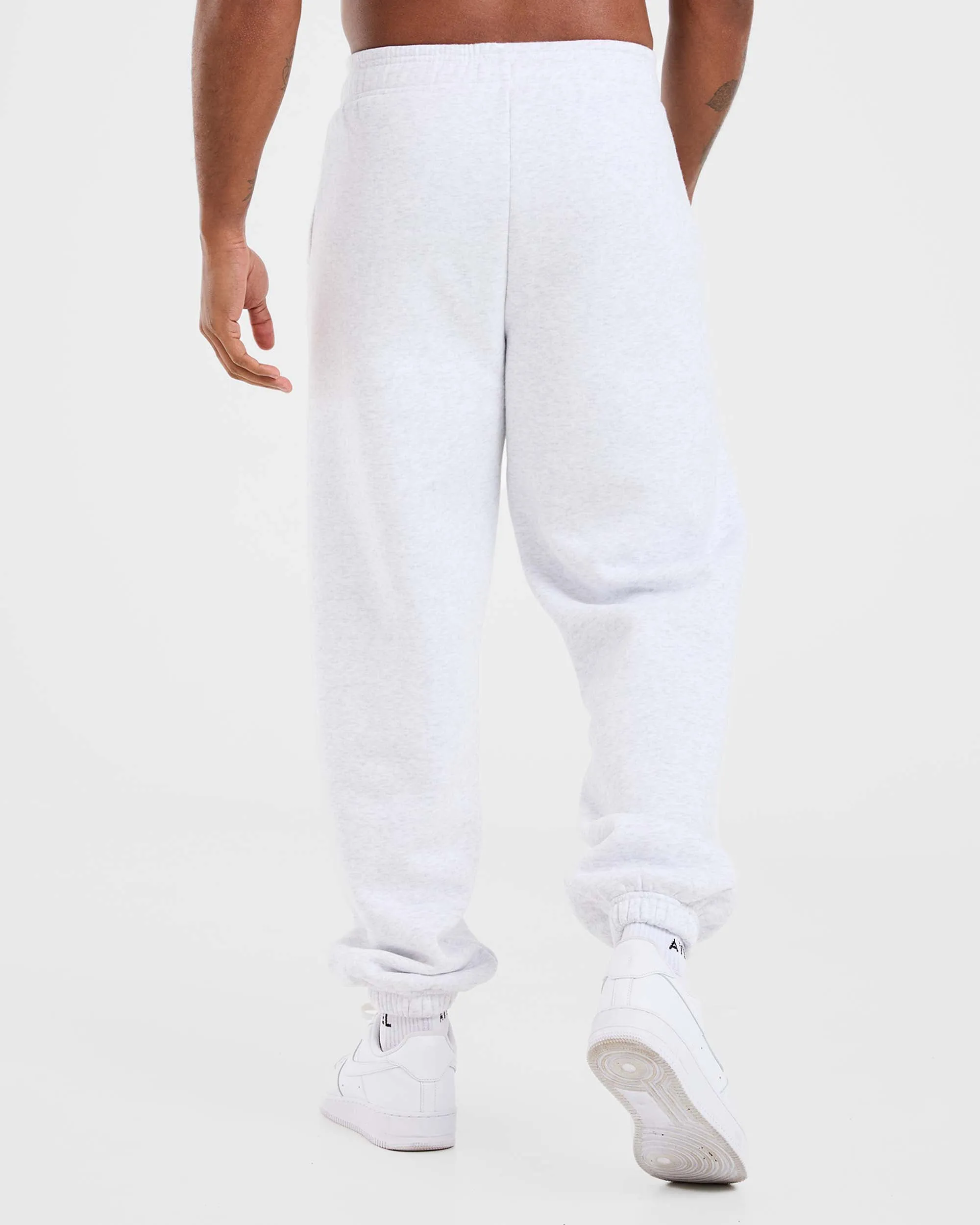 Academy Oversized Joggers - Grey Marl