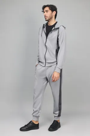 ACTIVEWEAR TRACKSUIT-LT-GREY/DK-GREY