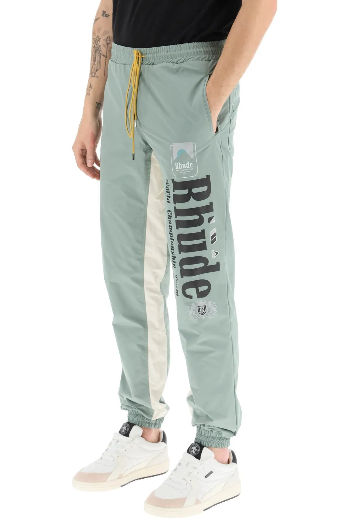 bicolor 'senna flight' pants