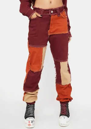 Bitter Hidden Layers Patchwork Joggers