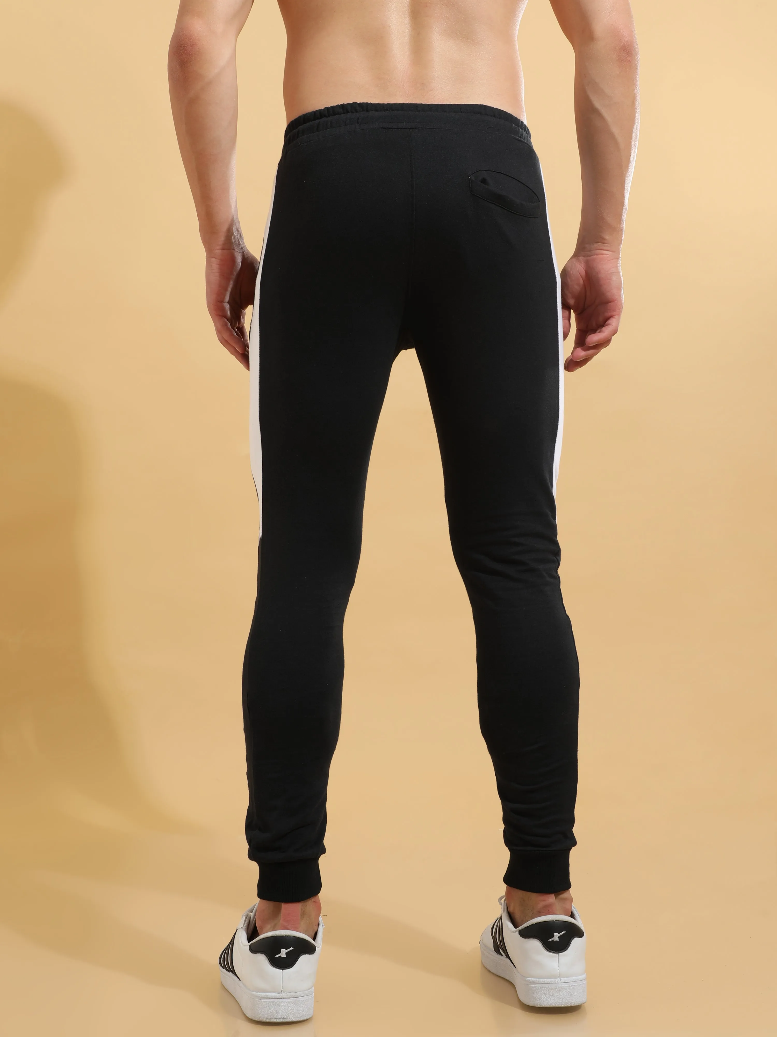 Black Cotton Joggers