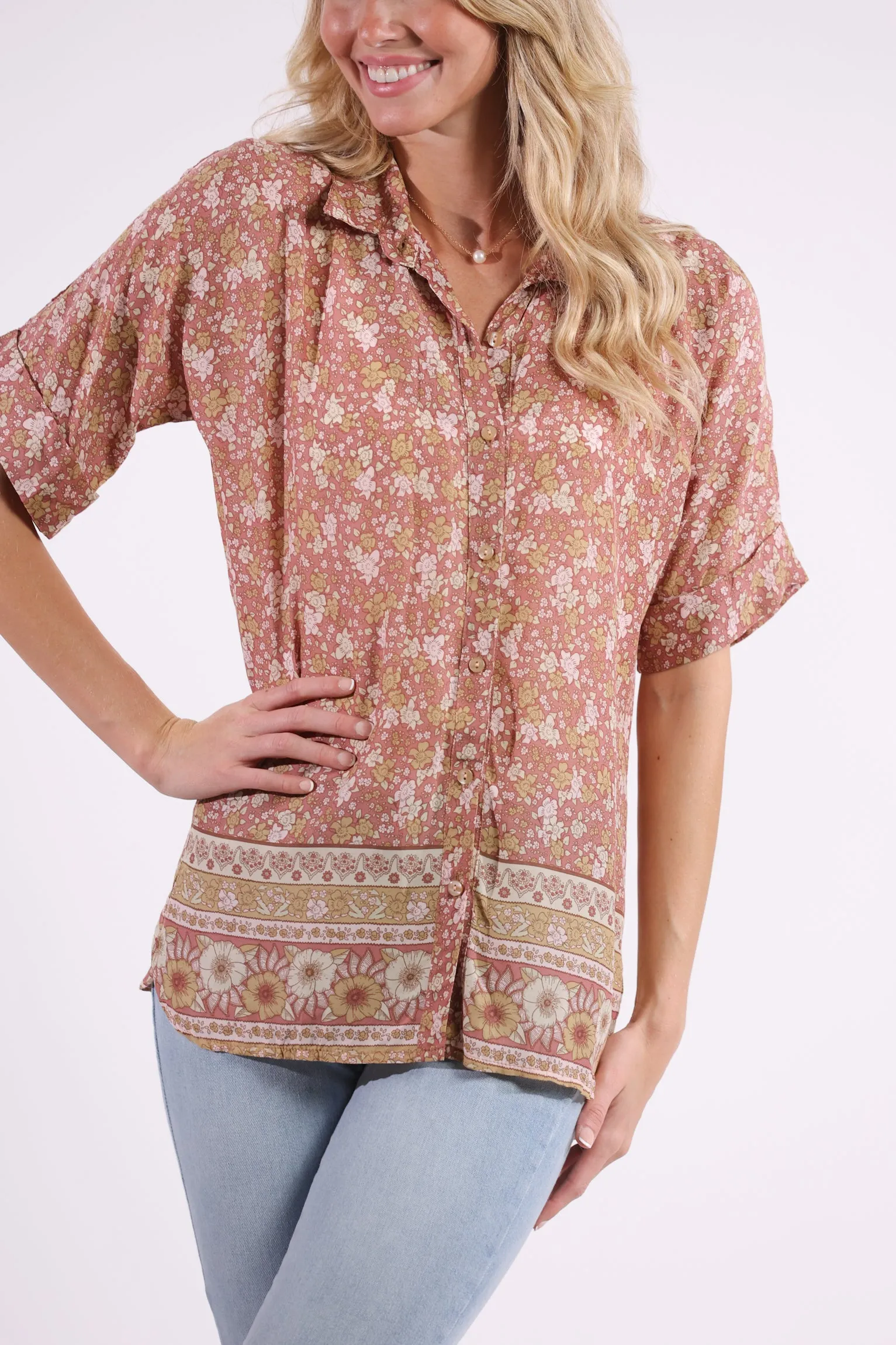 Bobbi Blouse in Tuscan