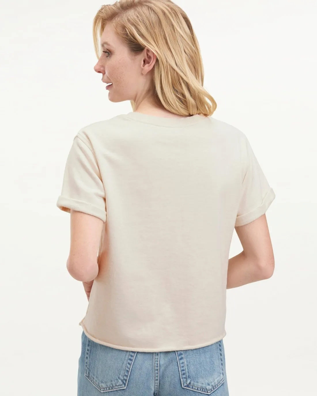 Botanical Dyed Short Sleeve Pullover