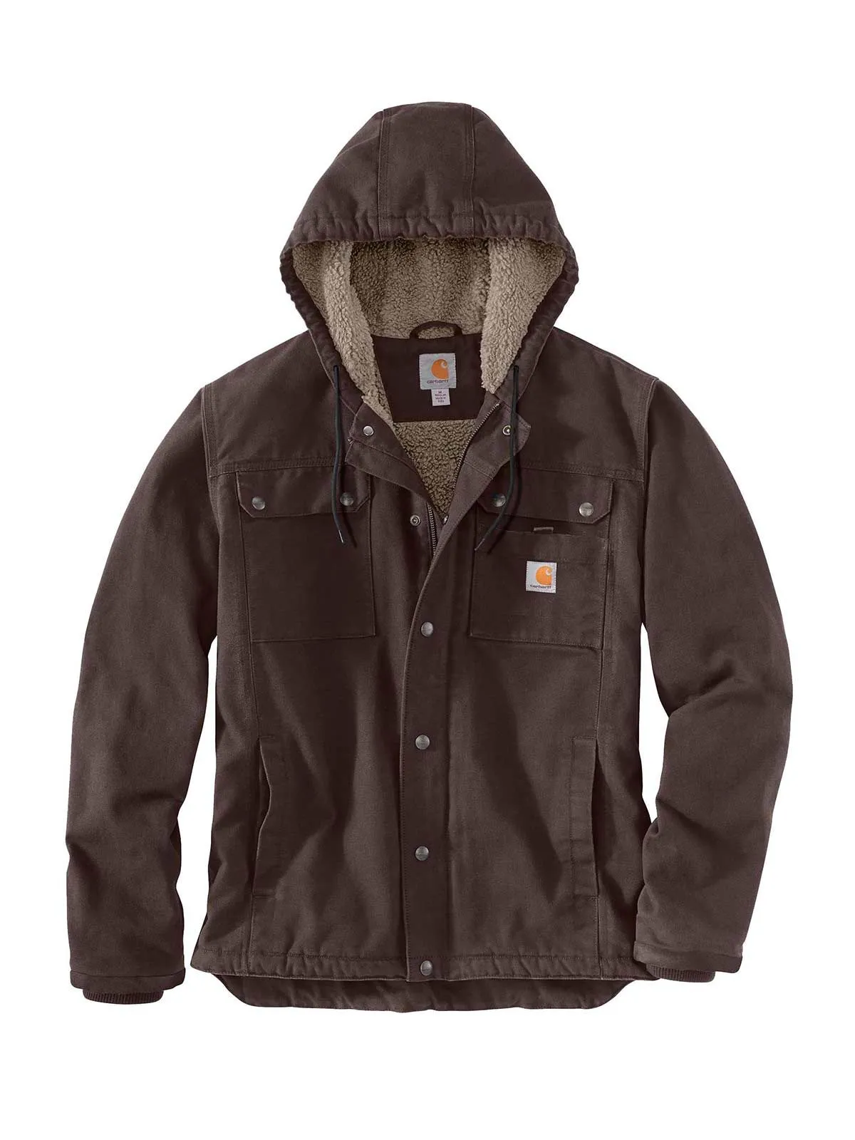 Carhartt&#x20;103826&#x20;Bartlett&#x20;Work&#x20;Jacket&#x20;Duck&#x20;Fleece&#x20;Lined&#x20;-&#x20;Brown&#x20;M