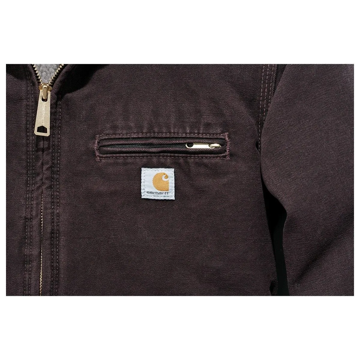 Carhartt&#x20;WJ141&#x20;Sandstone&#x20;Sierra&#x20;Jacket&#x20;-&#x20;Deep&#x20;Wine