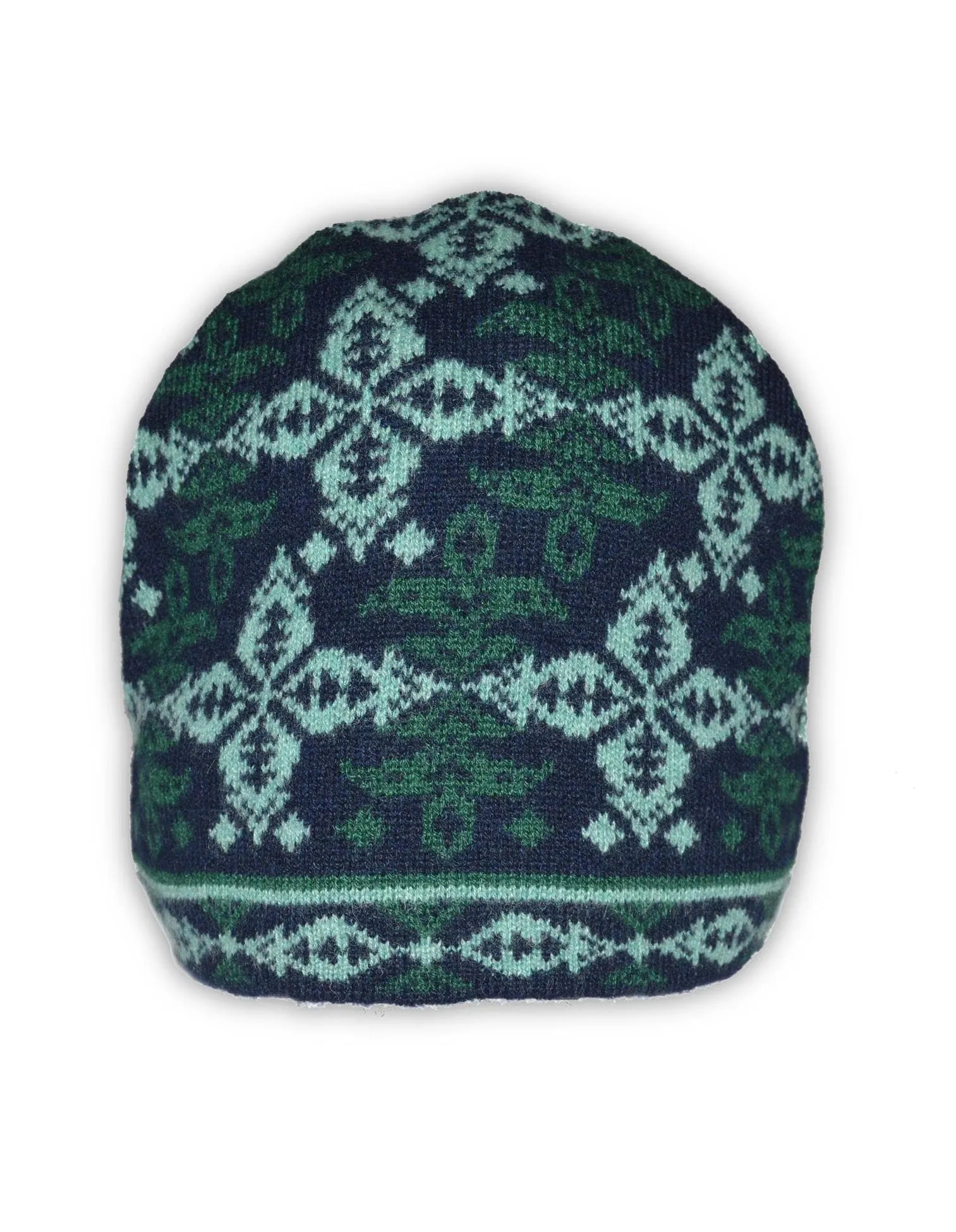 Chandelier Cashmere Jacquard-Knit Cashmere Hat