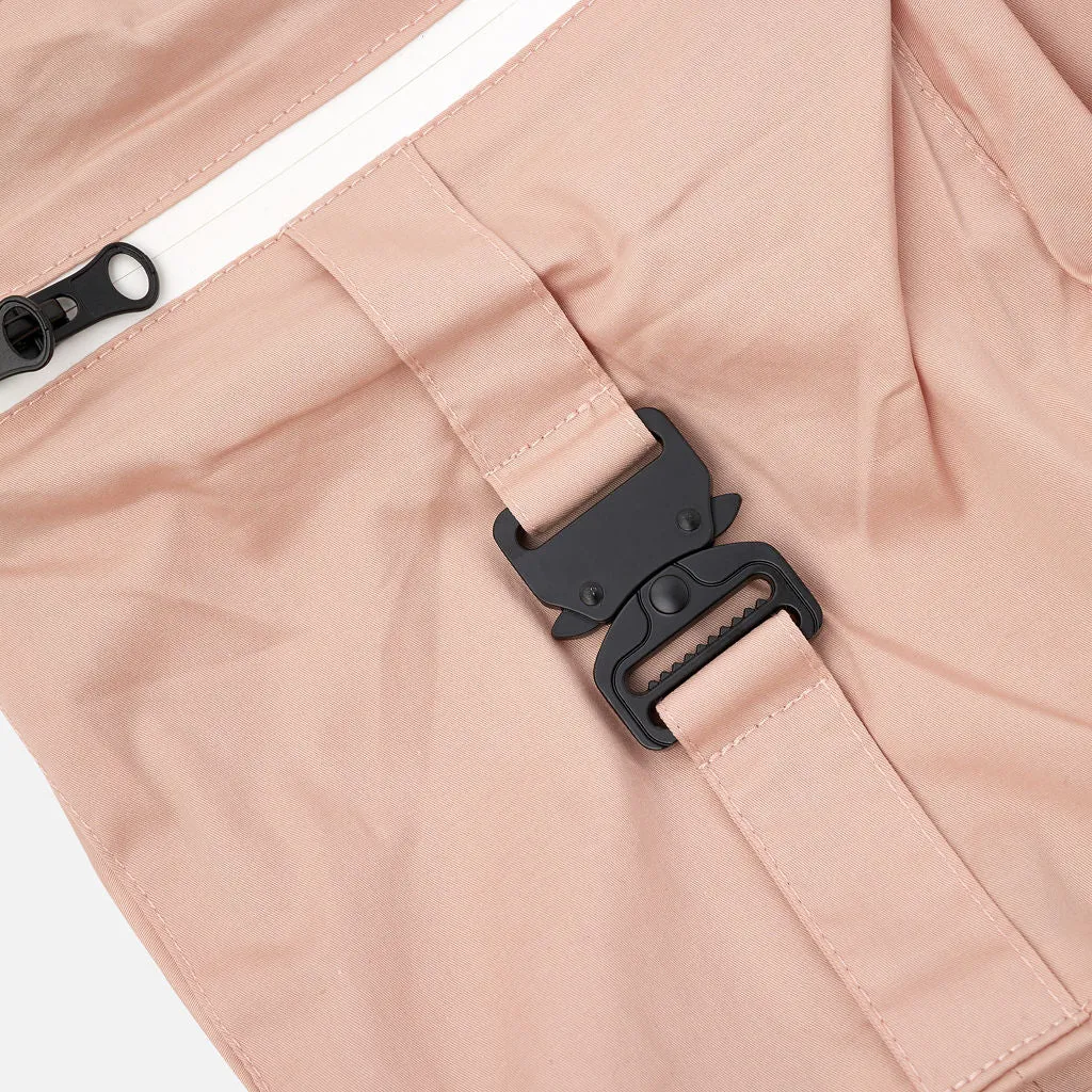 Combat Nylon Joggers Rose