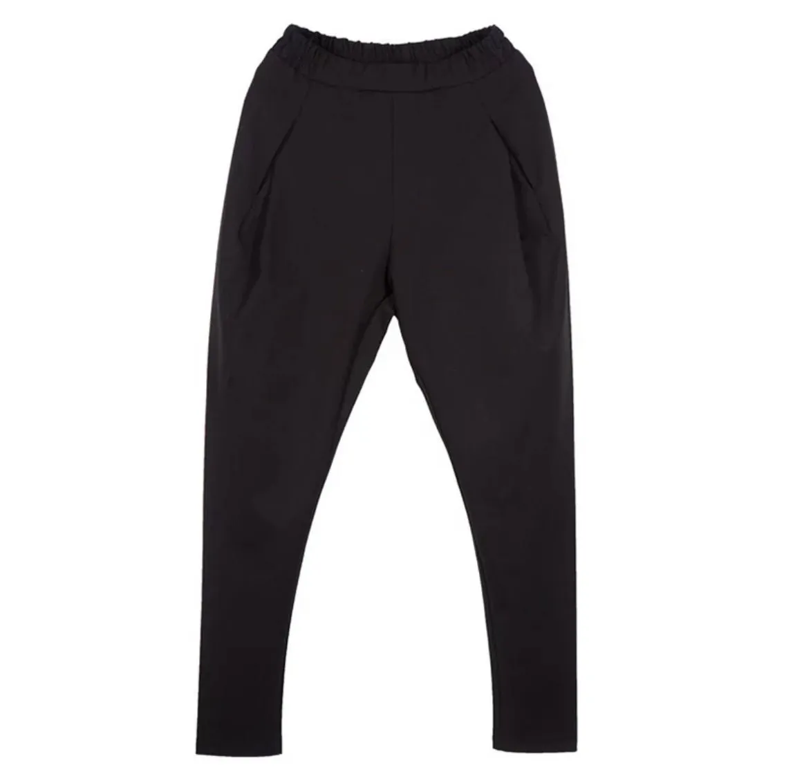 Drop waist / high waist  Trouser with jogger waist