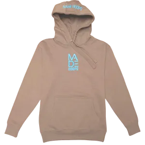 Essential Embroidered Logo Hoodie | Glacier