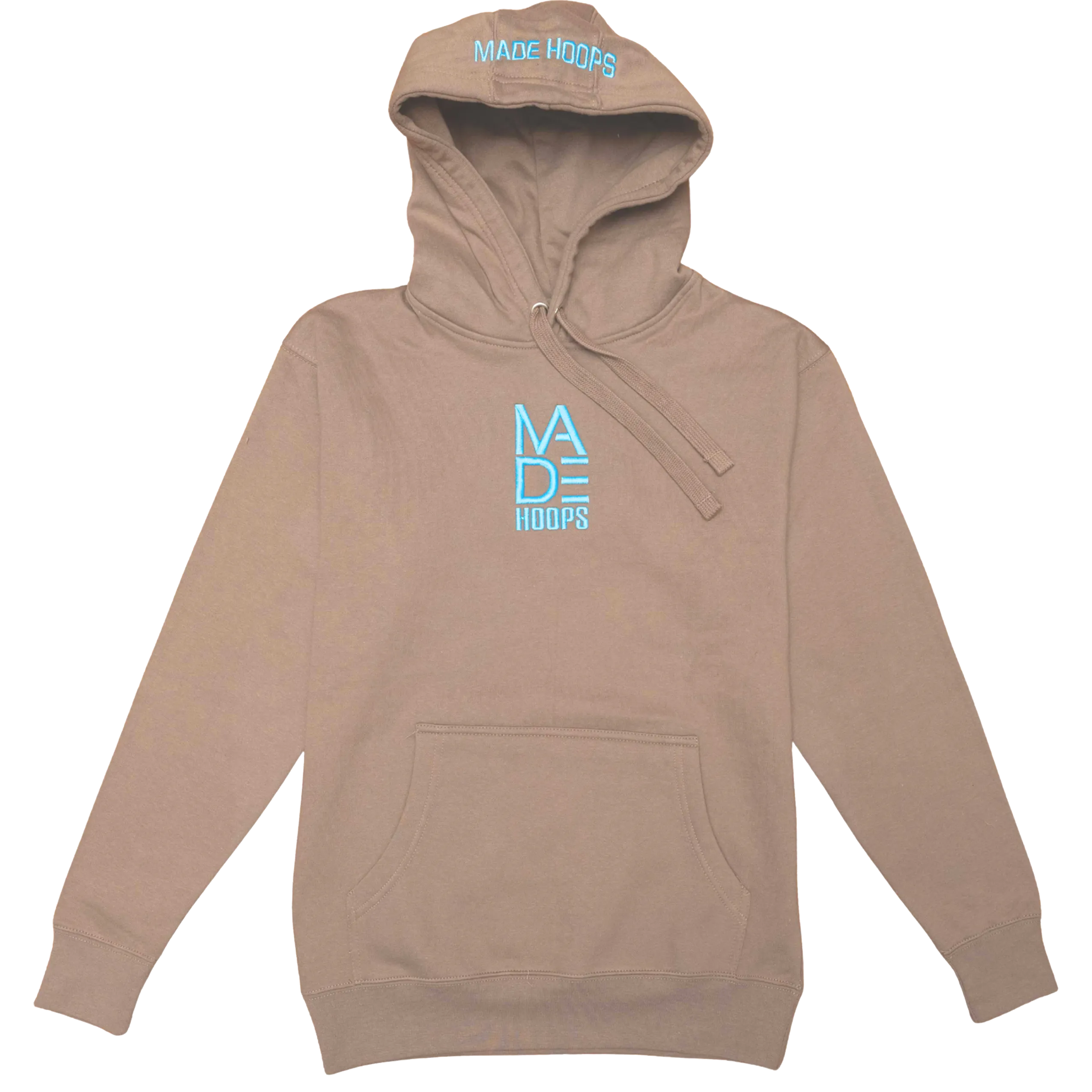 Essential Embroidered Logo Hoodie | Glacier