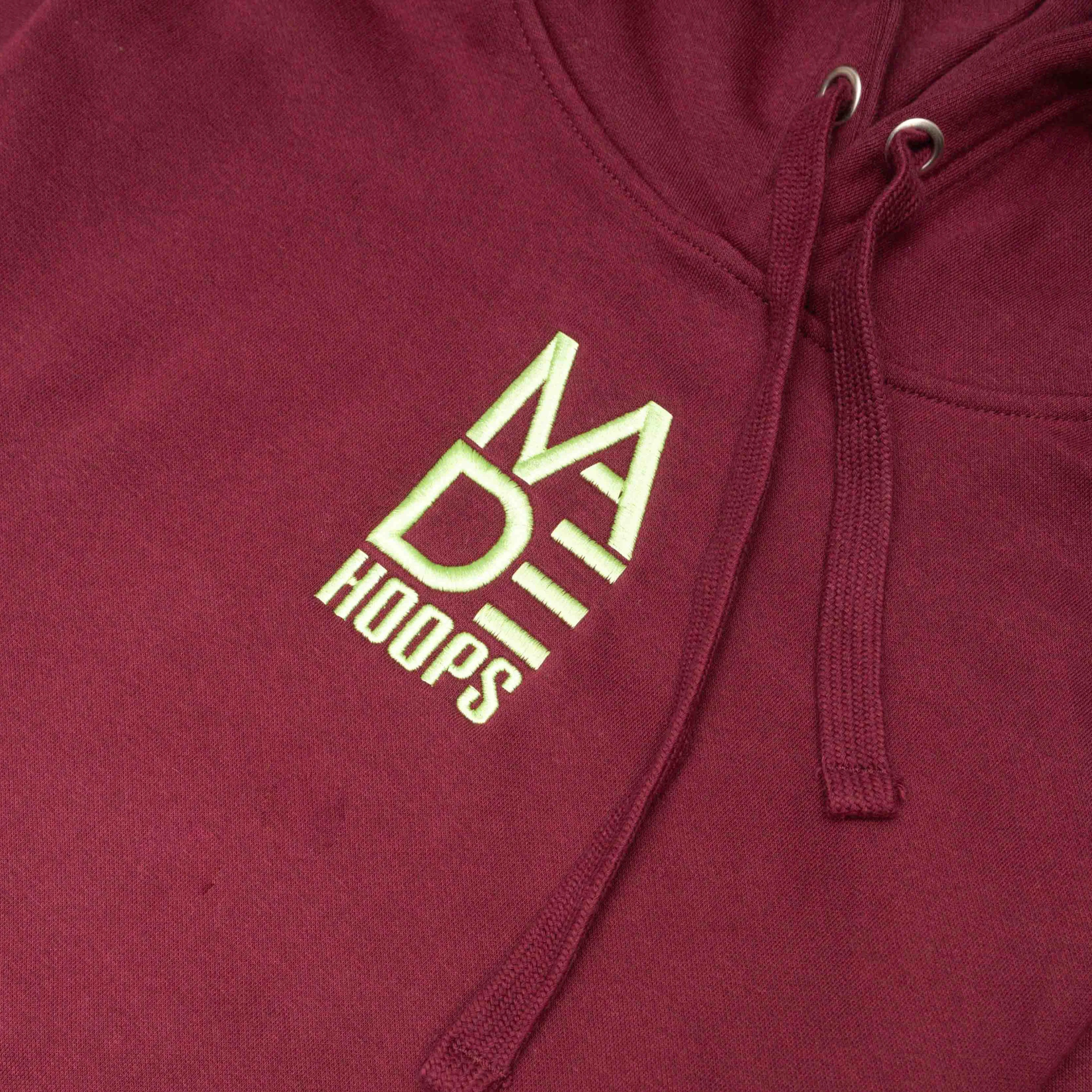 Essential Embroidered Logo Hoodie | Redwood