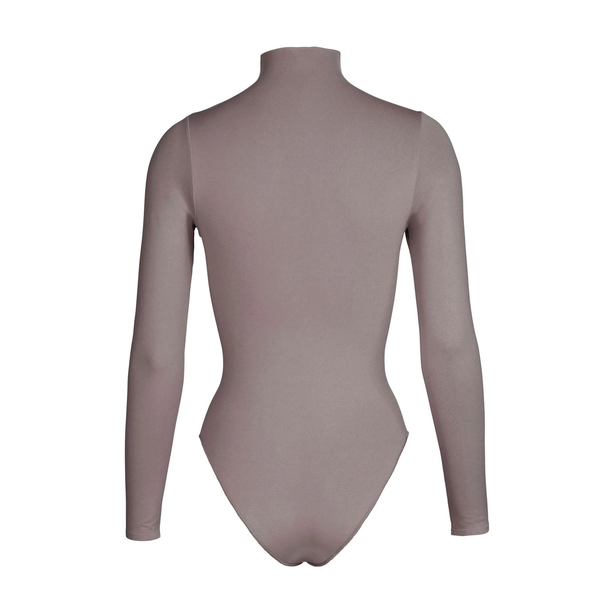 ESSENTIAL MOCK NECK LONG SLEEVE BODYSUIT | AMETHYST