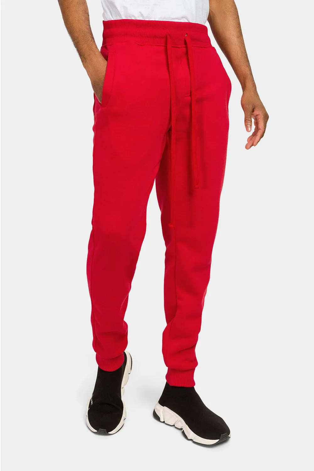 Essential Slim Fit Fleece Sweatpants