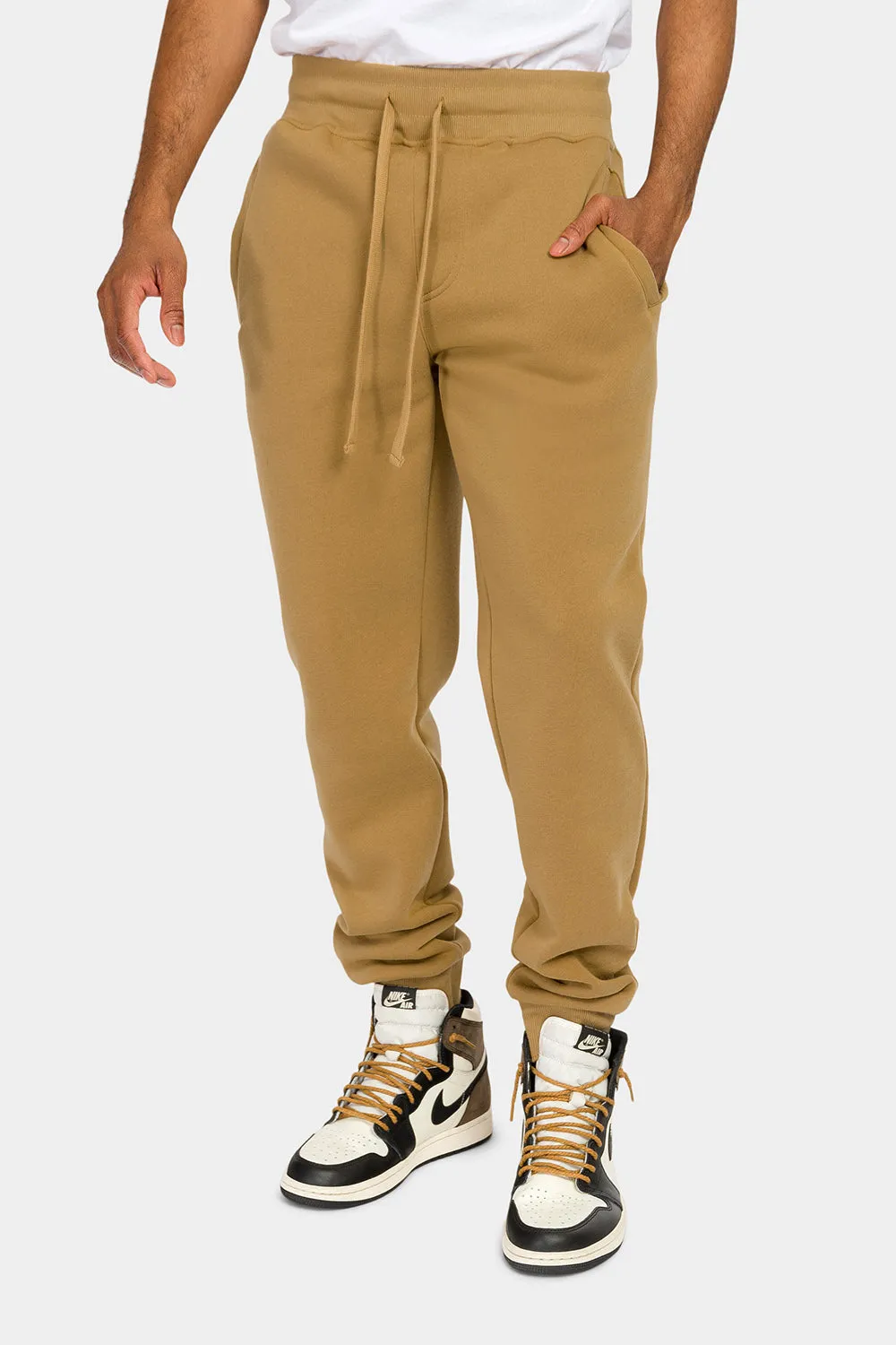 Essential Slim Fit Fleece Sweatpants