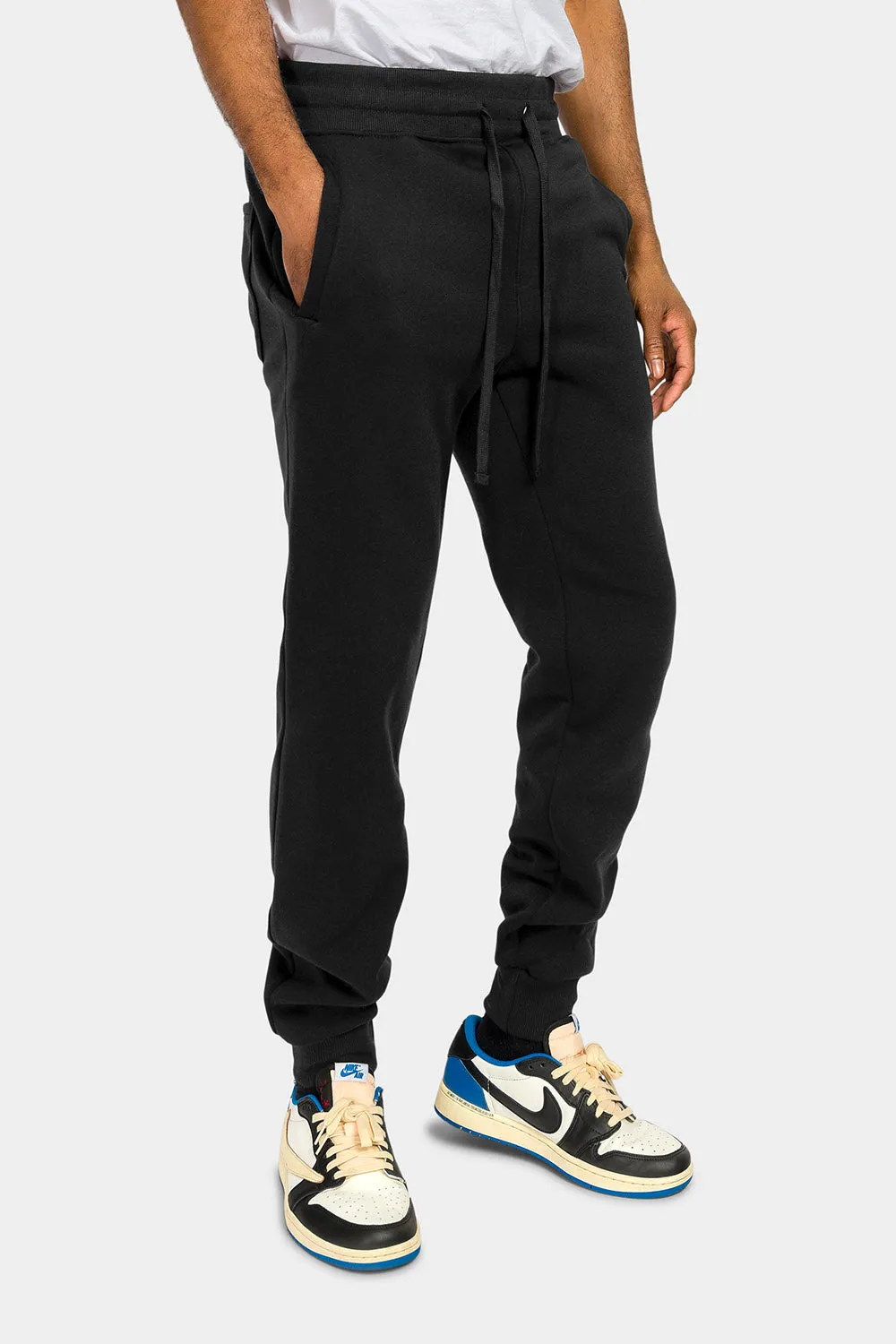 Essential Slim Fit Fleece Sweatpants