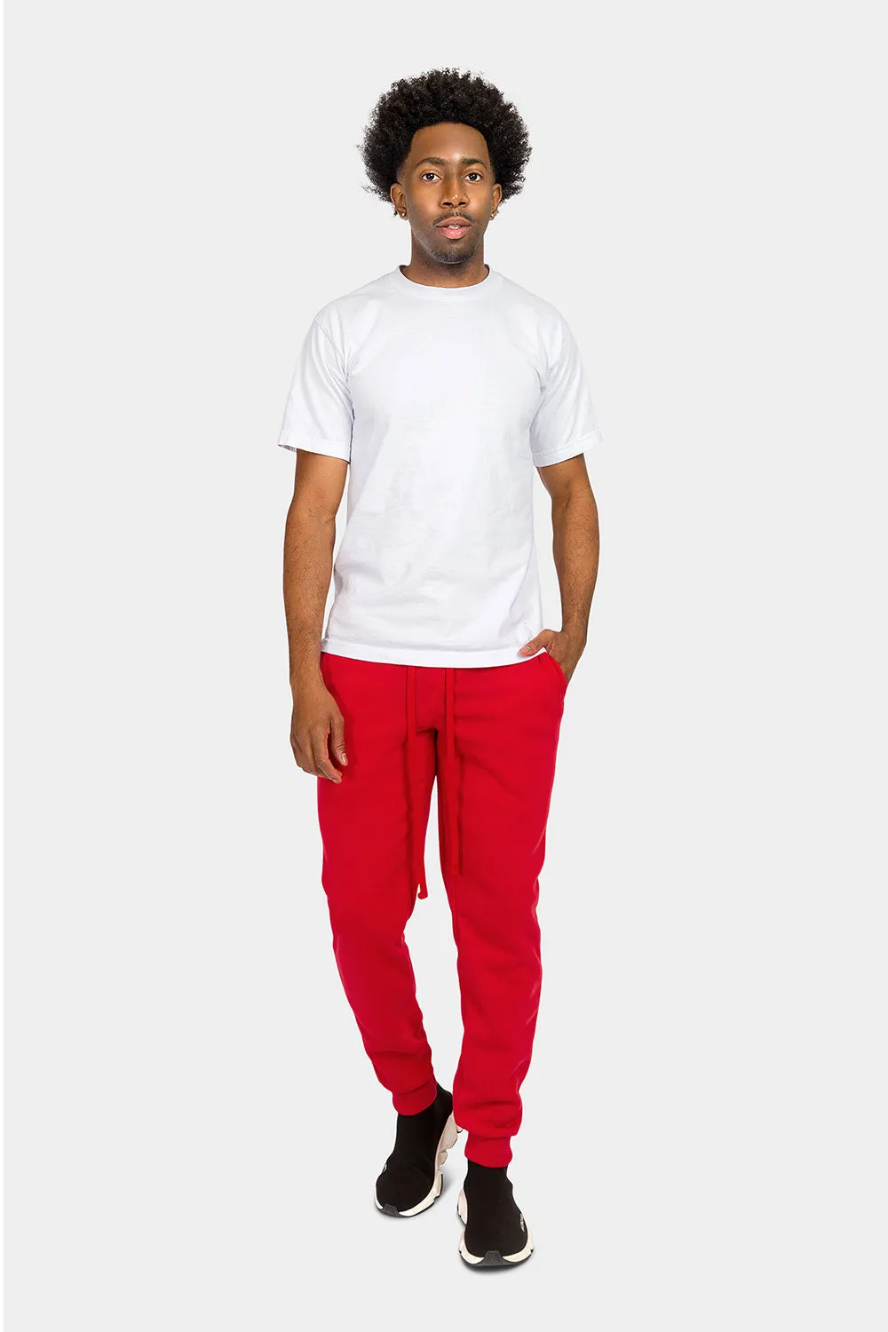 Essential Slim Fit Fleece Sweatpants