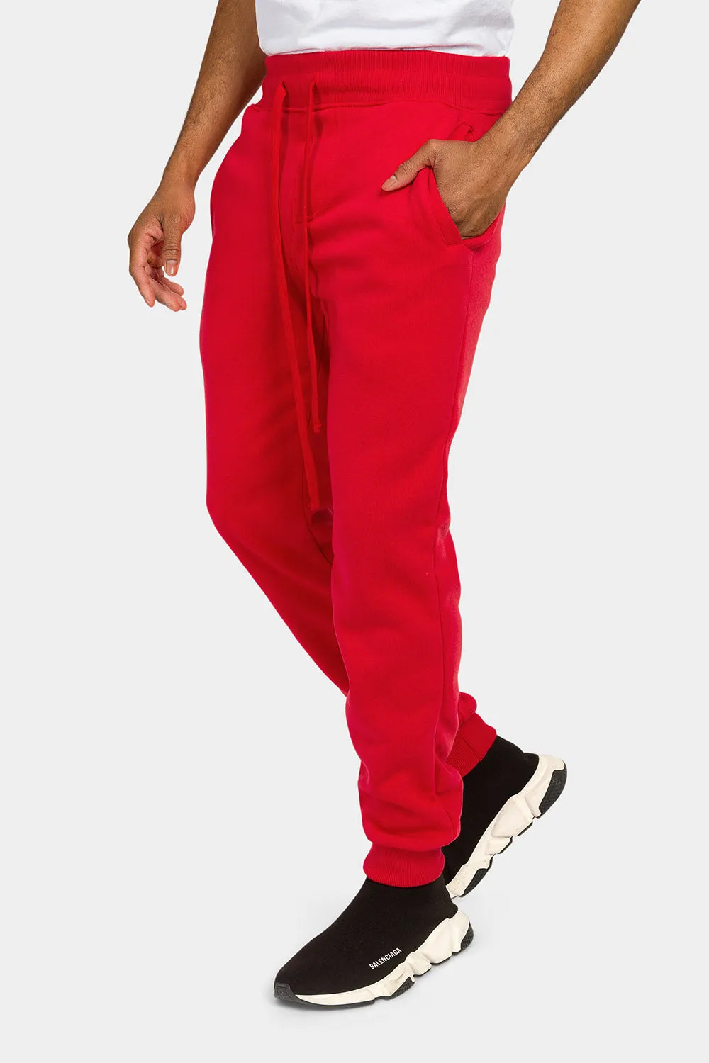 Essential Slim Fit Fleece Sweatpants