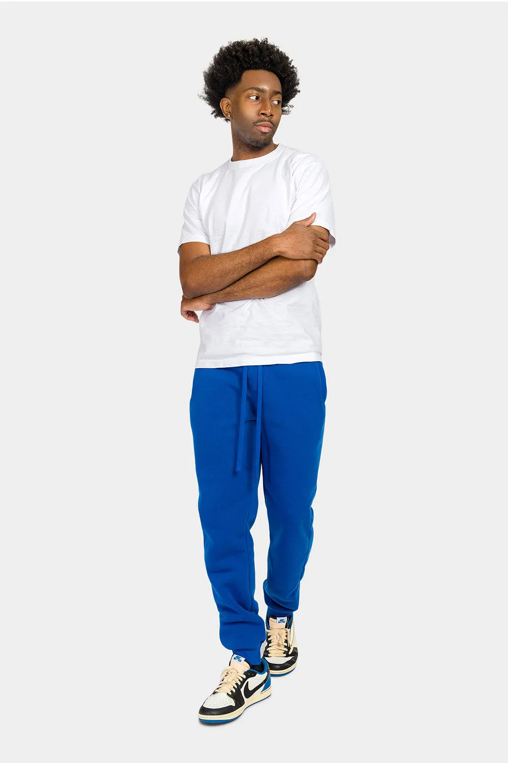 Essential Slim Fit Fleece Sweatpants