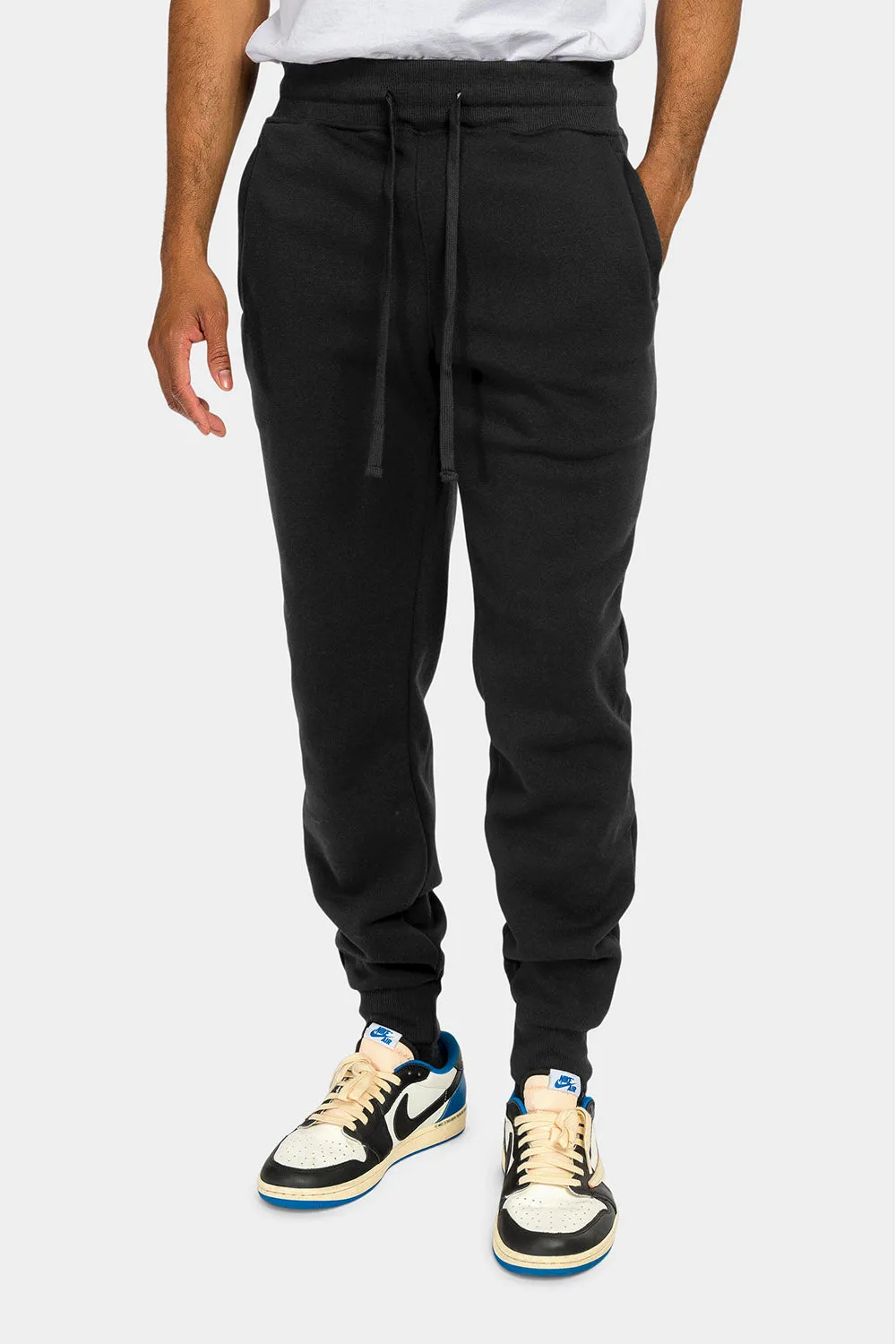 Essential Slim Fit Fleece Sweatpants