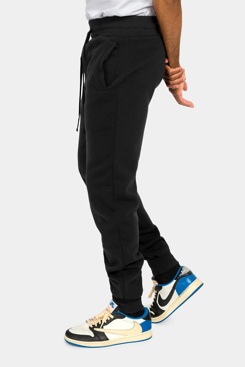 Essential Slim Fit Fleece Sweatpants