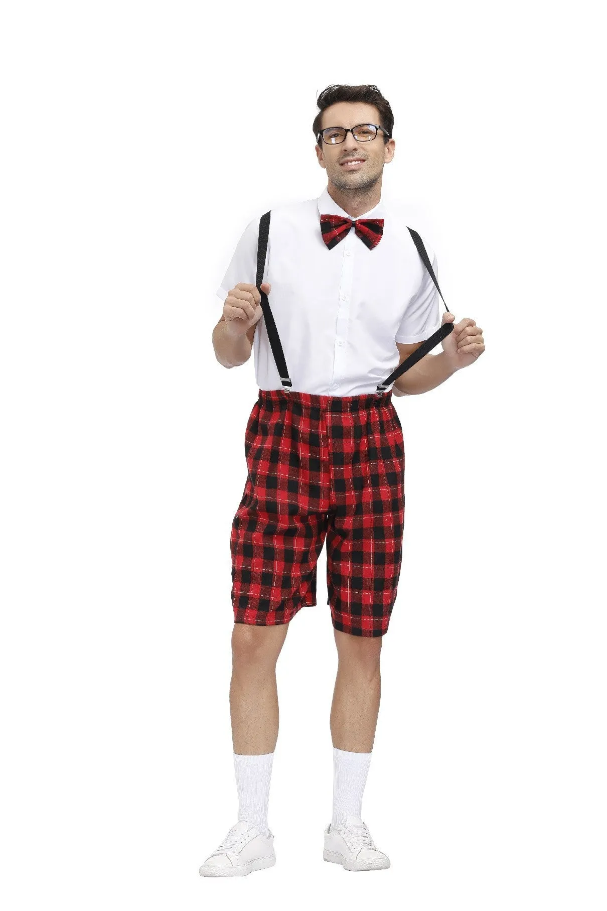 Fashion Halloween School Uniform Plaid Set