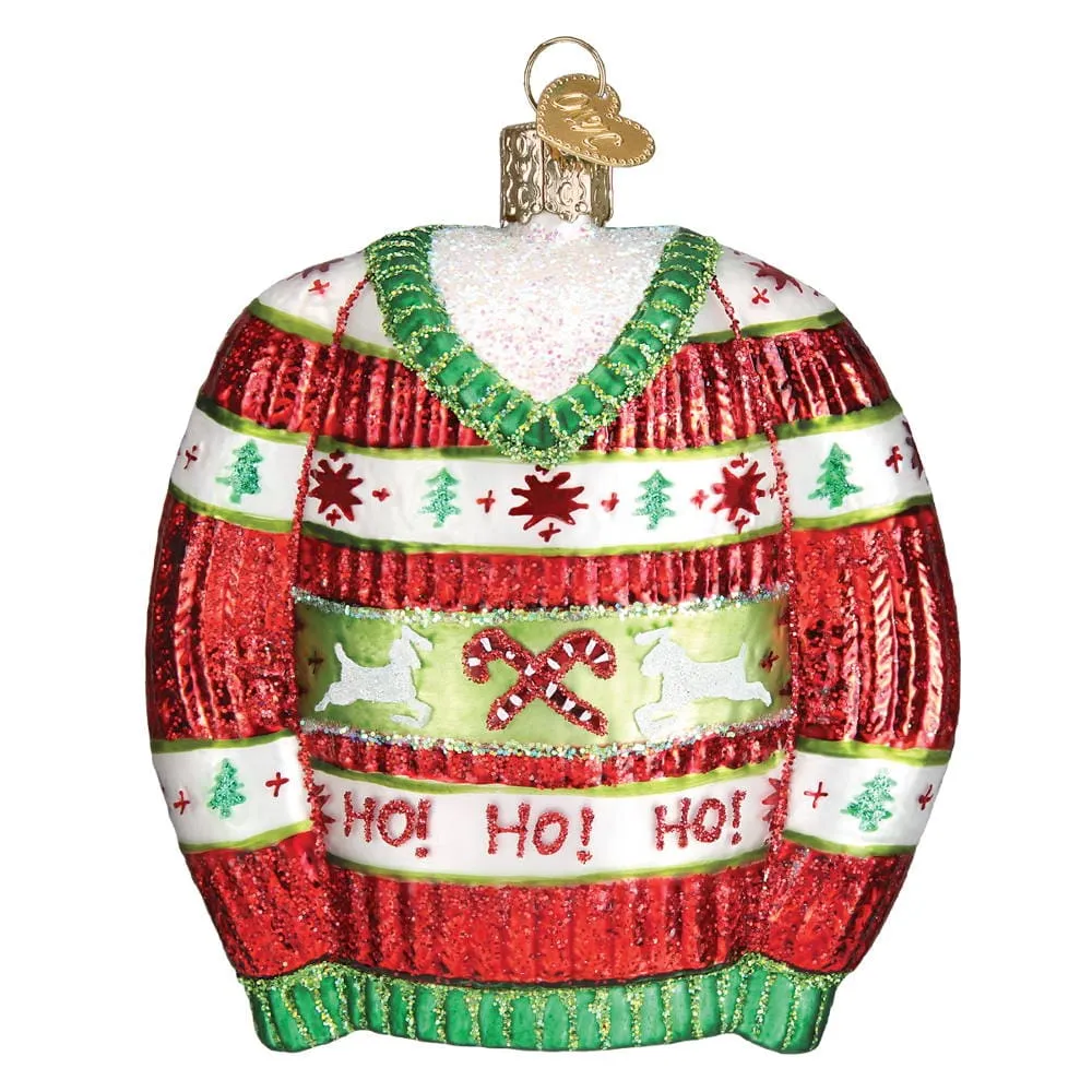 Festive Christmas Sweater Ornament