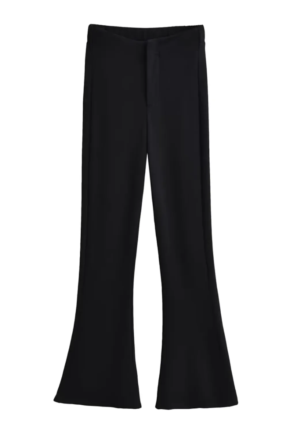 'Fia' High-Waist Slim Fit Flared Pants (4 Colors)