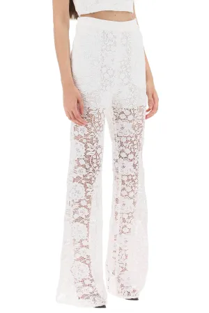 flared lace pants