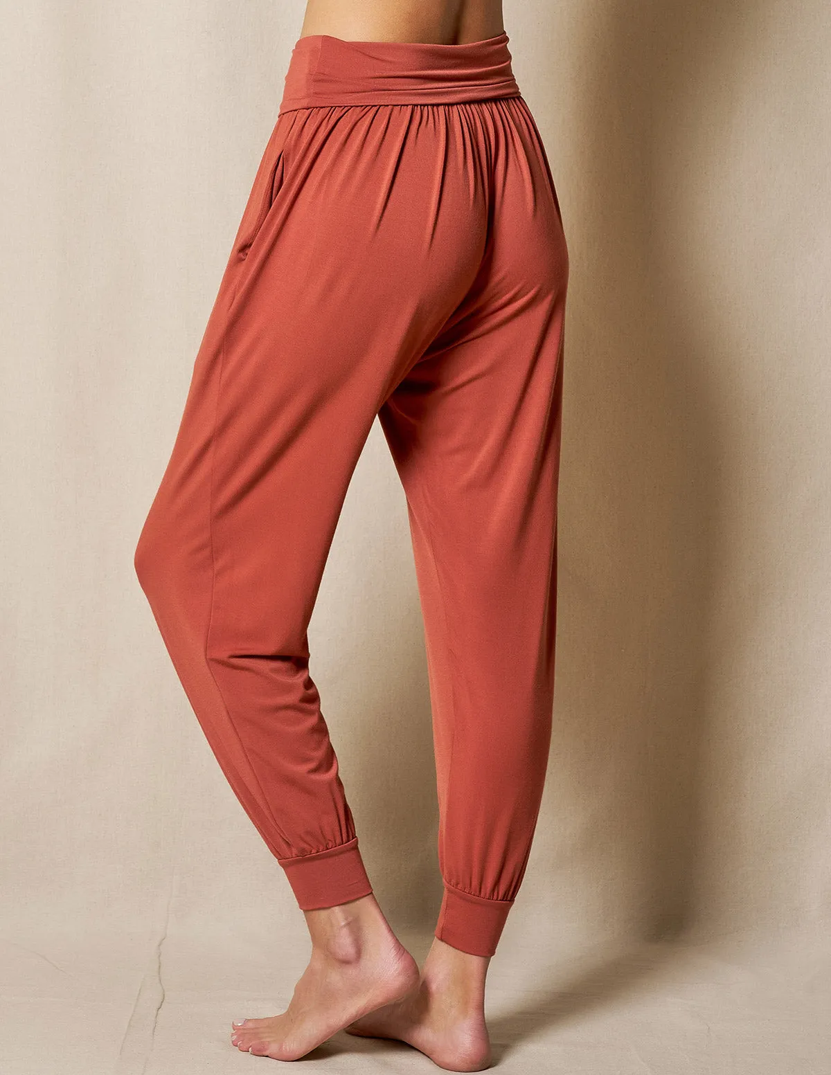 Foldover Waist Bamboo Joggers