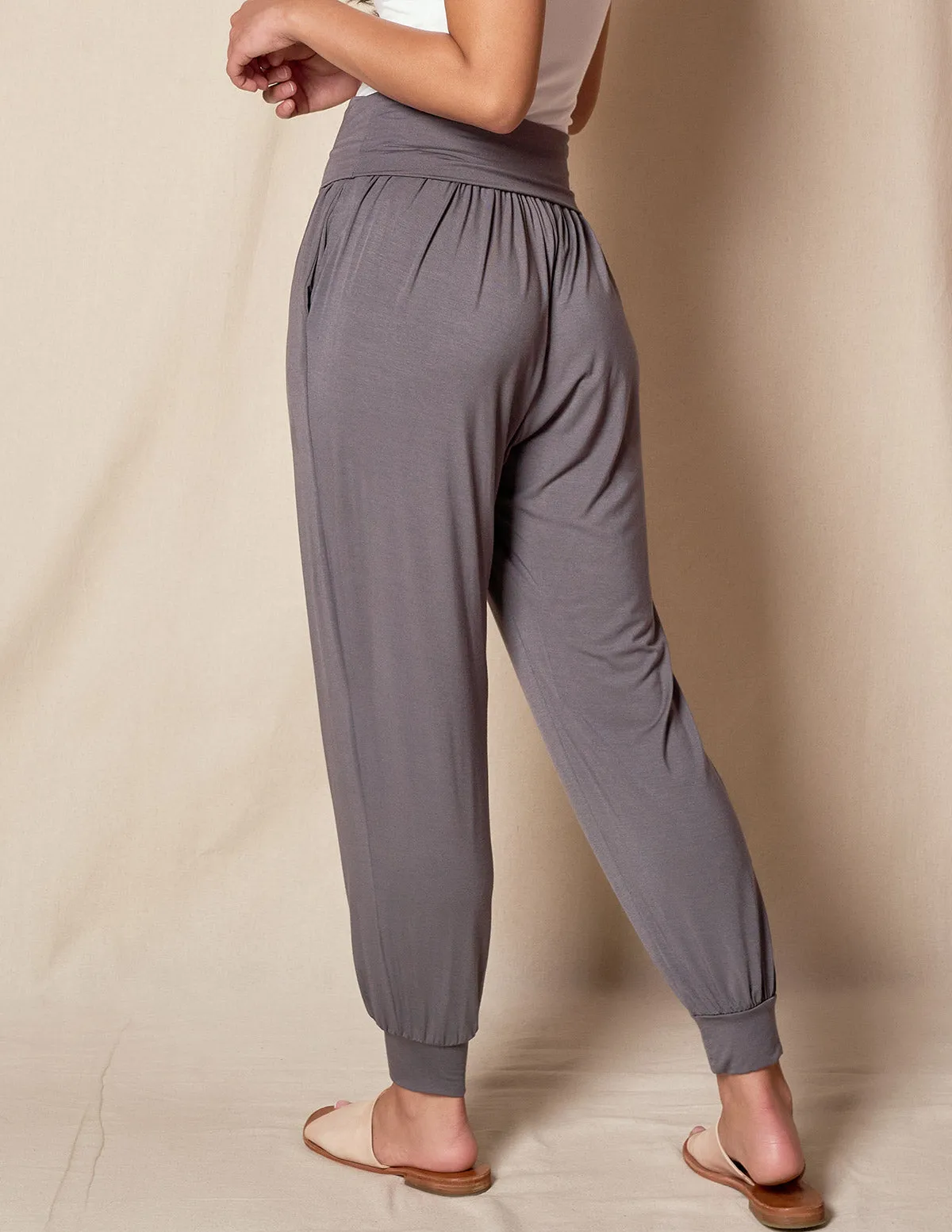 Foldover Waist Bamboo Joggers