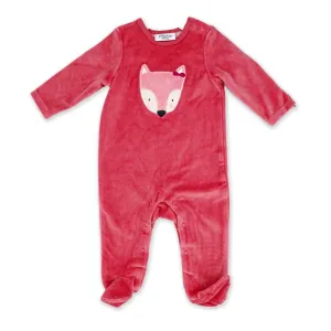 Fox Baby Ribbed Bodysuit Coverall