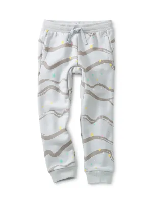 Good Sport Joggers- Aurora in Pearl Blue