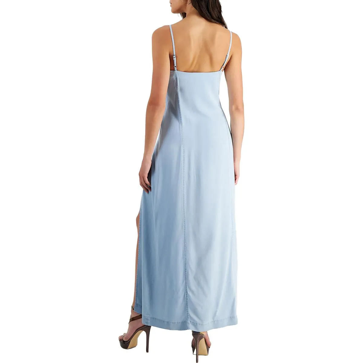 Guess Womens Surplice Long Slip Dress