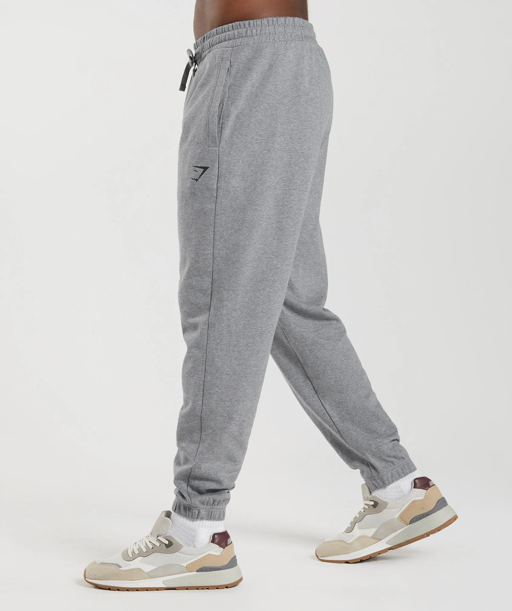 Gymshark Essential Oversized Joggers - Charcoal Grey Marl