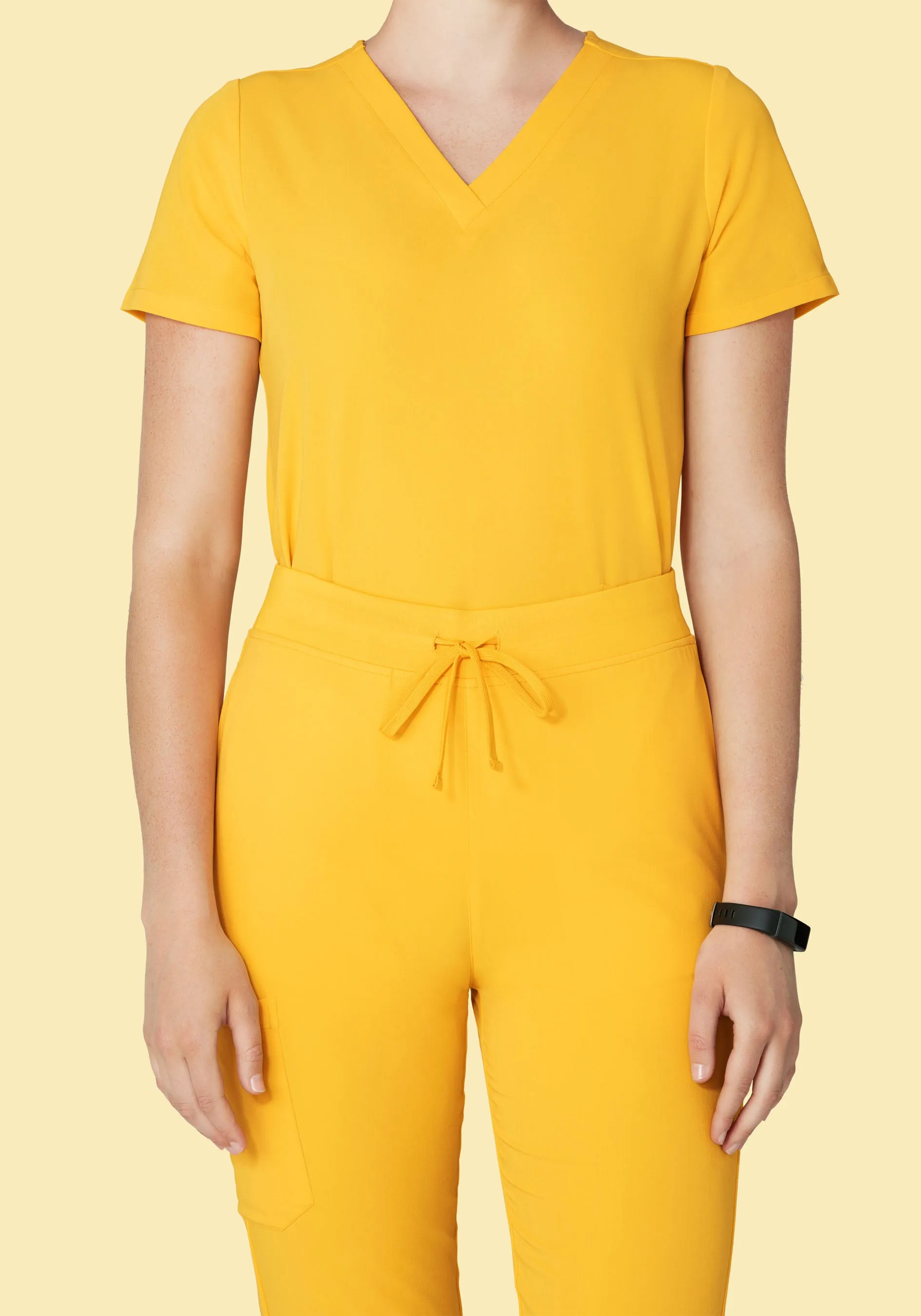 High Waisted Joggers Daffodil