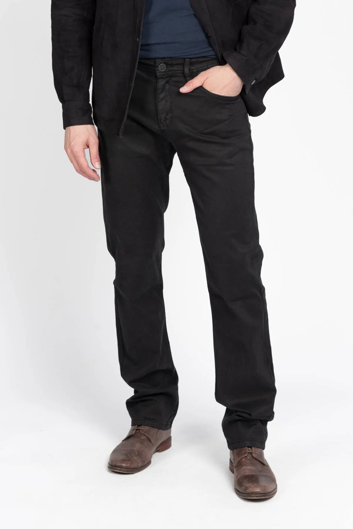 Jack Fit Brushed Black Sateen