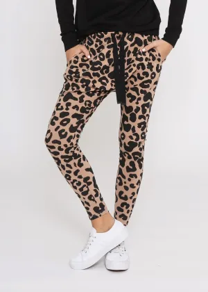 Jordan Joggers - Tan Leopard