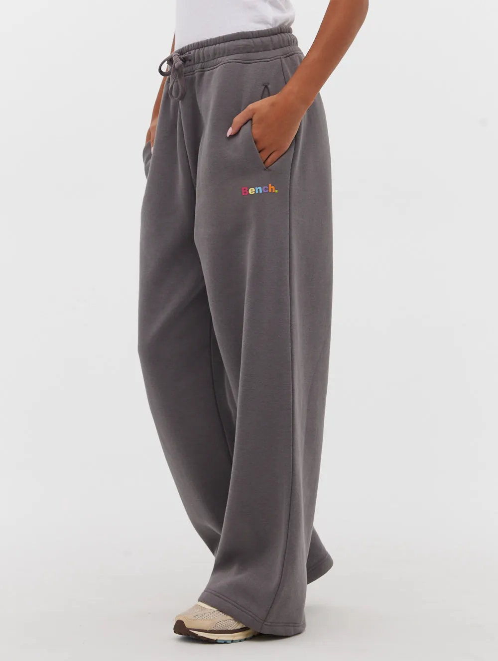 Letina Puff Print Wide Leg Joggers