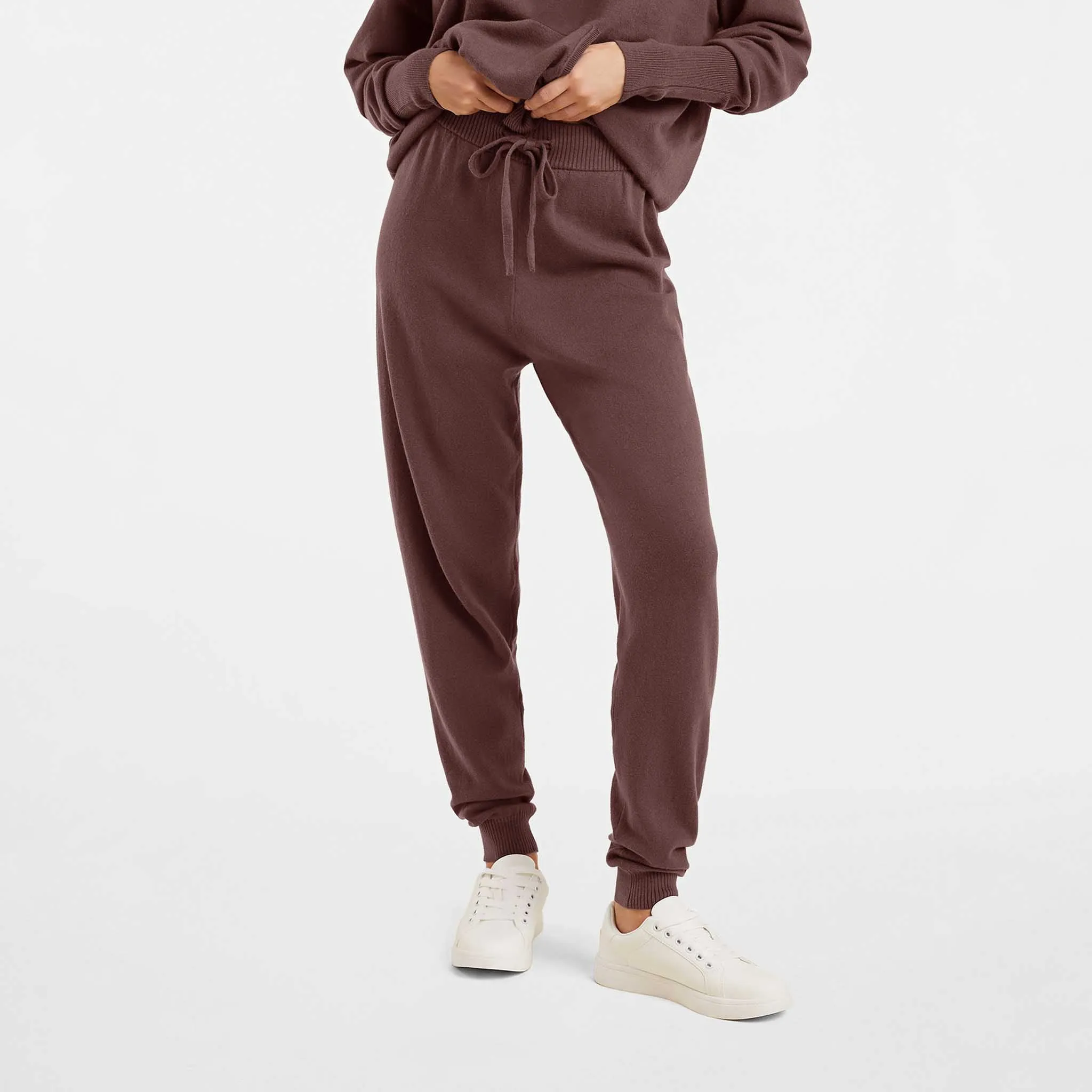 Luxe Knit Jogger | Coffee