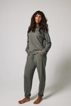 Luxe Lounge Jogger - Slate Green