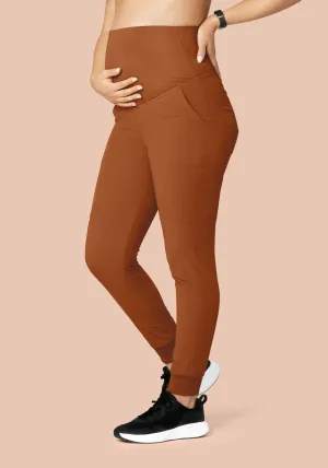 Maternity Joggers Roasted Pecan