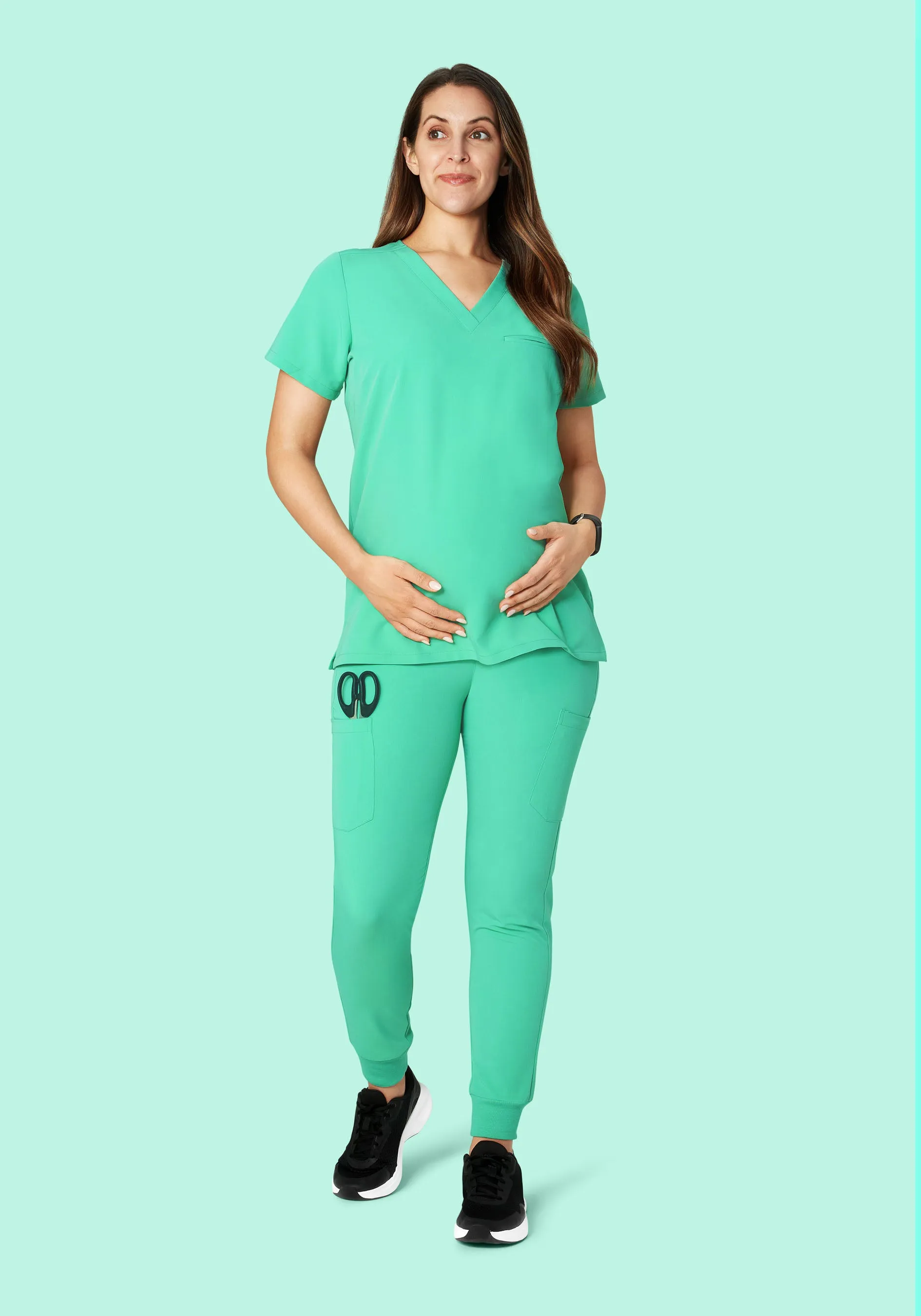 Maternity Joggers Seaglass