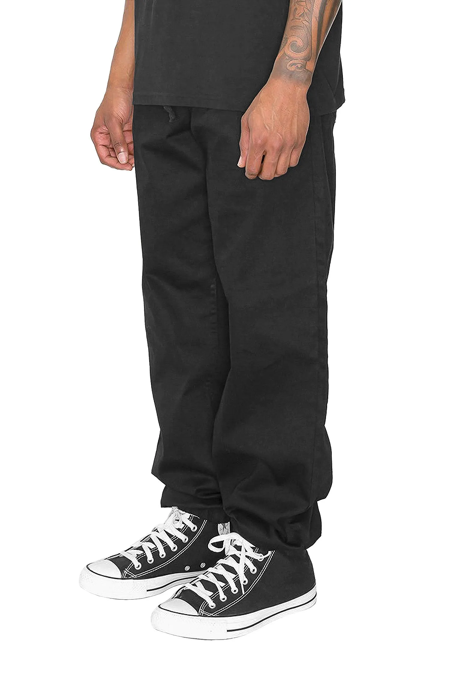 Men's Essential Baggy Fit Solid Jogger Pants