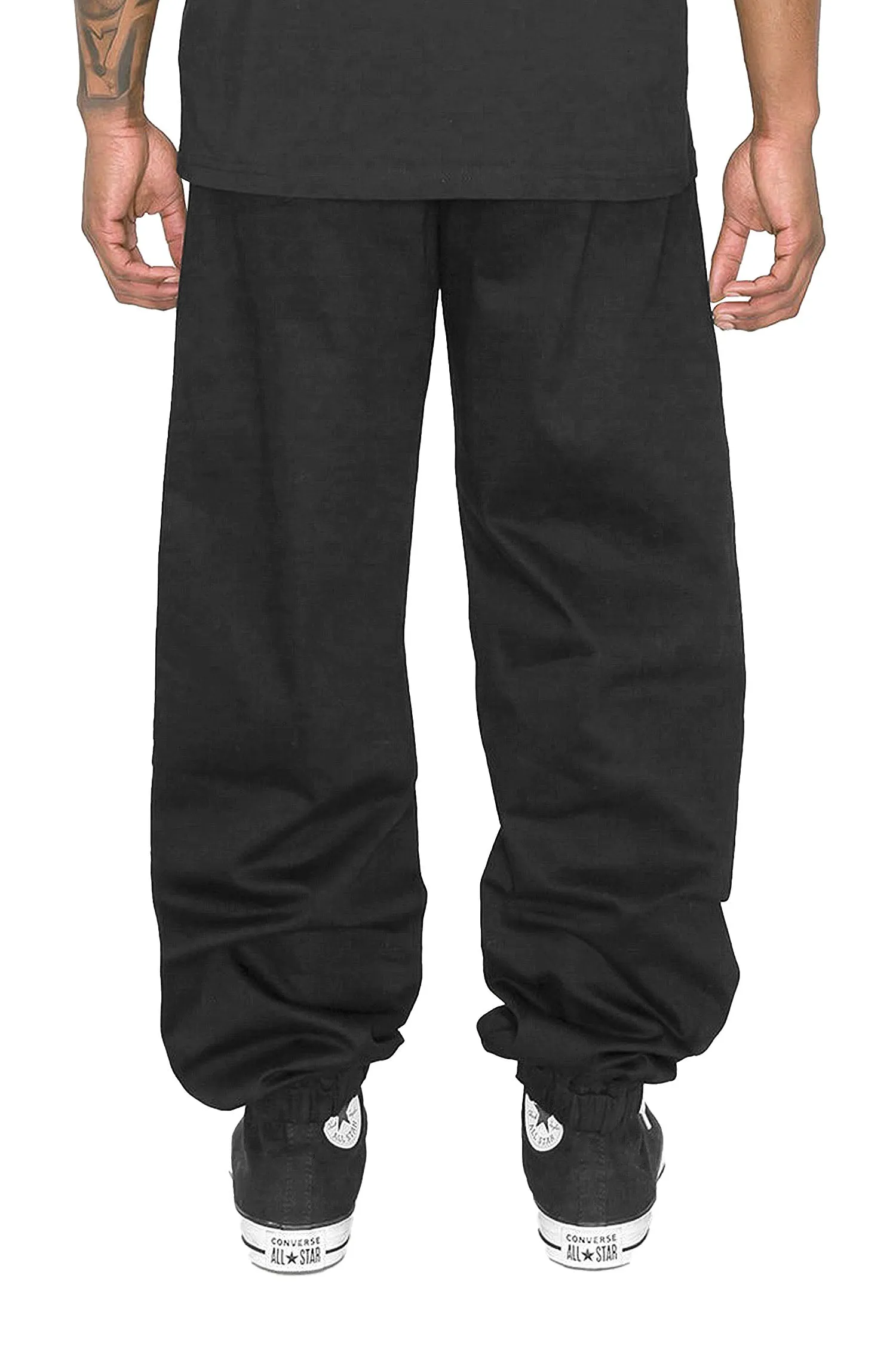 Men's Essential Baggy Fit Solid Jogger Pants