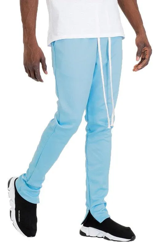 Mens Solid Color Basic Track Pants